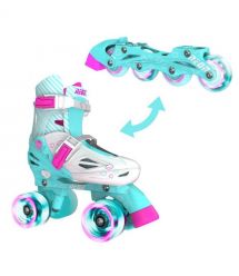 NEON Роликовые коньки Combo Skates Бирюзовый (Размер 34-37)