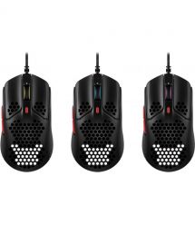 HyperX Мишь Pulsefire Haste USB, Black/Red