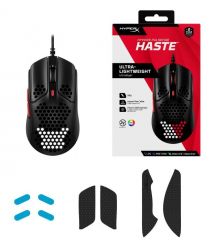HyperX Мишь Pulsefire Haste USB, Black/Red