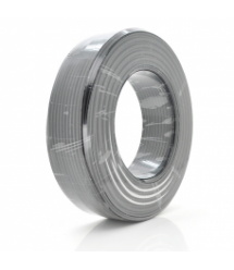 Кабель коаксиальный с питанием YOSO B100-RG59+2x0.5mm, 0,81 мм.CCS, 64x0.12m CCA желтый экран, 75 Ом, FPE, оболочка 6,91мм черны