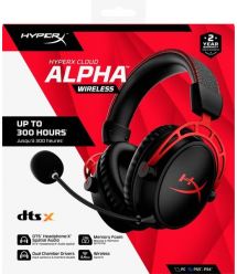 HyperX Гарнитура Cloud Alpha WL, Black/Red
