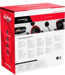 HyperX Гарнитура Cloud Alpha WL, Black/Red