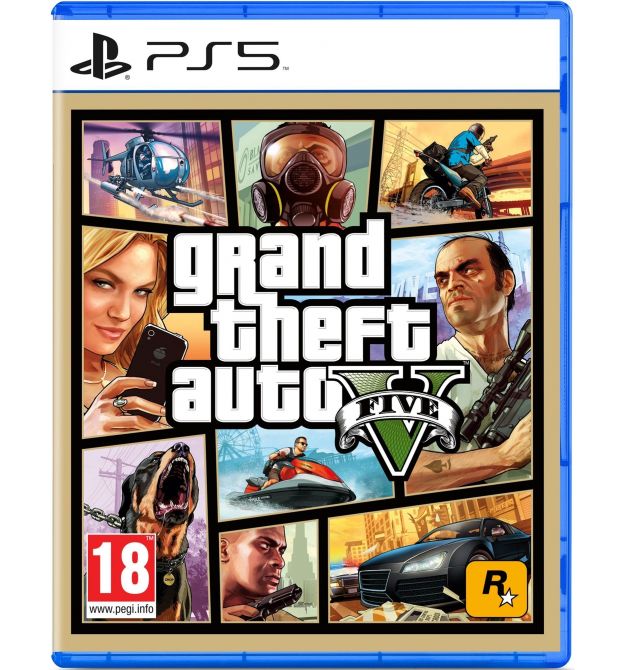 Игра PS5 Grand Theft Auto V [Blu-Ray диск]