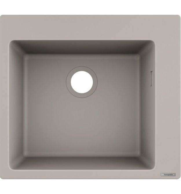 Кухонна мийка HANSGROHE 43312380 S510-F450 сірий бетон