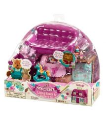 Li`l Woodzeez Игровой набор Гостинная и Детская