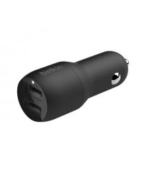 Автомобильное ЗУ Belkin Car Charger 24W Dual USB-A Black