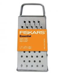 Fiskars Тертка 4-х стороння Essential, нерж. сталь
