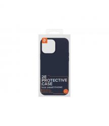 2E Чохол Basic для iPhone 14 Pro Max, Liquid Silicone, Midnight Blue