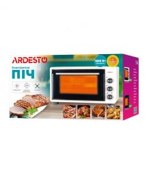 ARDESTO Электрическая мини-печь MEO-S50FBG - 1600Вт/50 л./конвекция/таймер/двойное стекло/бежевая