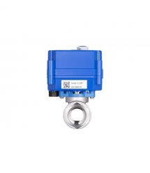 2E Кран шаровый с электроприводом HC220B, 1/2", 220В, 5Вт, 10 (16) бар, 7 сек
