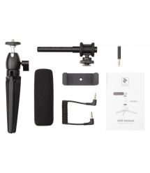 Микрофон с триподом для мобильных устройств 2Е MM011 Vlog KIT, 3.5mm