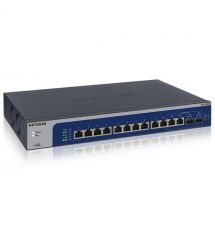 NETGEAR Коммутатор XS512EM 10x100M/1G/2.5G/5G/10G, 2x сombo, управляемый