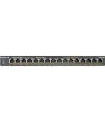 NETGEAR Комутатор GS316P 16xGE PoE+ (115Вт), FlexPoE, некерований
