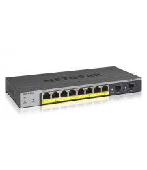 NETGEAR Коммутатор GS110TPv3 8xGE PoE+(55Вт), 2xSFP, управляемый