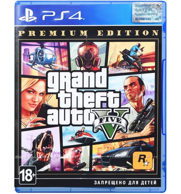 Гра PS4 Grand Theft Auto V Premium Edition [Blu-Ray диск]