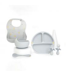 Oribel Набор посуды Cocoon ложка и миска серый