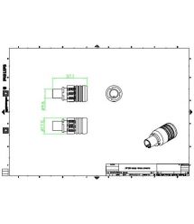 Аксесуар Philips ZXP399 endcap female connector 20шт. комплект (911401742412)