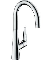 Hansgrohe Смеситель для кухни Talis S, дл.излива - 203мм, поворотный, 1 рычаг, KM260, хром