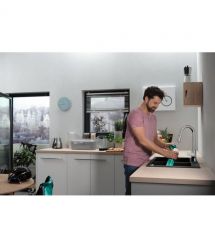 Hansgrohe Змішувач для кухні Focus M42, довж.виливу - 224мм, витяжний, 1важіль, KM220, хром