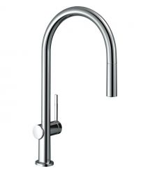 Hansgrohe Смеситель для кухни Talis M54, дл.излива - 223мм, вытяжной, 1 рычаг, KM210, хром