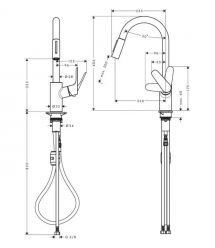 Hansgrohe Змішувач Focus для кухонної мийки 31815000