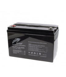 Акумуляторна батарея з bluetooth та підігрівом Ritar LiFePO4 12,8V 100Ah 1280Wh (330 х 172 х 214 мм), 13kg Q1