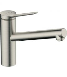 Hansgrohe Змішувач для кухні Zesis M33, довж.виливу - 220мм, поворотний, 1важіль, KM150, сталь