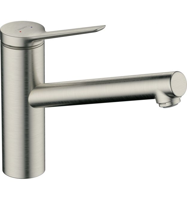 Hansgrohe Змішувач для кухні Zesis M33, довж.виливу - 220мм, поворотний, 1важіль, KM150, сталь