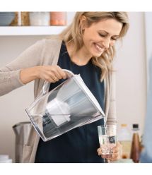 Brita Фільтр-глечик Marella Memo + 3 картриджа 2.4 л (1.4 л очищеної води), білий