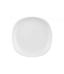 ARDESTO Тарілка обідня квадратна Molize, 27х27 см, біла, кераміка