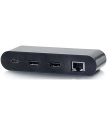 Док-станция C2G USB-C на HDMI, DP, VGA, USB, Power Delivery до 65W (CG82392)