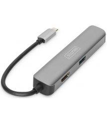 Док-станция Digitus Travel USB-C, 5 Port