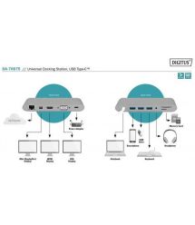 Док-станция DIGITUS USB-C 11 Port (DA-70875)