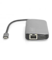 Док-станція Digitus USB-C, 8 Port