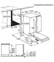 Посудомоечная машина встроенная Electrolux EEA913100L