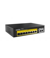 Netis Коммутатор P110C 8xFE PoE, 2xFE, неуправляемый