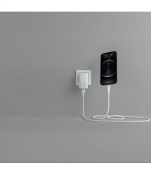 Belkin Кабель USB-С - Lightning BRAIDED SILICONE 1m White
