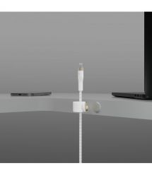 Belkin Кабель USB-С - Lightning BRAIDED SILICONE 1m White