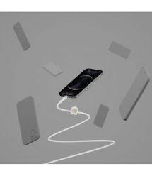 Belkin Кабель USB-С - Lightning BRAIDED SILICONE 1m White