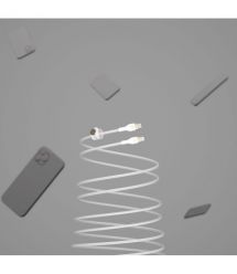 Belkin Кабель USB-С - Lightning BRAIDED SILICONE 1m White