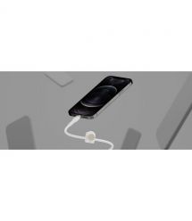 Belkin Кабель USB-С - Lightning BRAIDED SILICONE 1m White