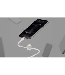Belkin Кабель USB-С - Lightning BRAIDED SILICONE 1m White