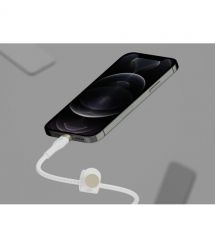 Belkin Кабель USB-С - Lightning BRAIDED SILICONE 1m White