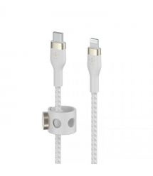 Belkin Кабель USB-С - Lightning BRAIDED SILICONE 1m White
