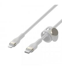 Belkin Кабель USB-С - Lightning BRAIDED SILICONE 1m White