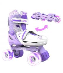 NEON Роликовые коньки Combo Skates Сиреневый (Размер 34-38)