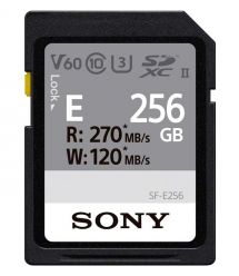 Sony Карта памяти 256GB SDXC C10 UHS-II U3 V60 R270/W120MB/s Entry