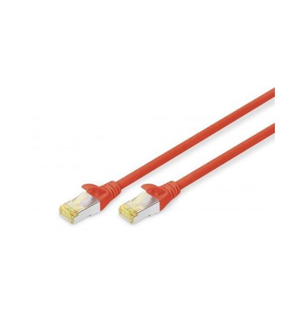Digitus Патч-корд CAT 6a S-FTP, 1м, AWG 26/7 червоний