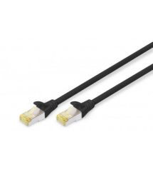 Digitus Патч-корд CAT 6a S-FTP, 0,25м, AWG 26/7 черного цвета