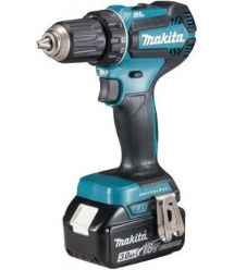 Шуруповерт-дрель аккумуляторный Makita DDF485RFJ, 18В 2х3Аг, 27/50Нм, 0-500/0-1900об/мин, 1.4кг